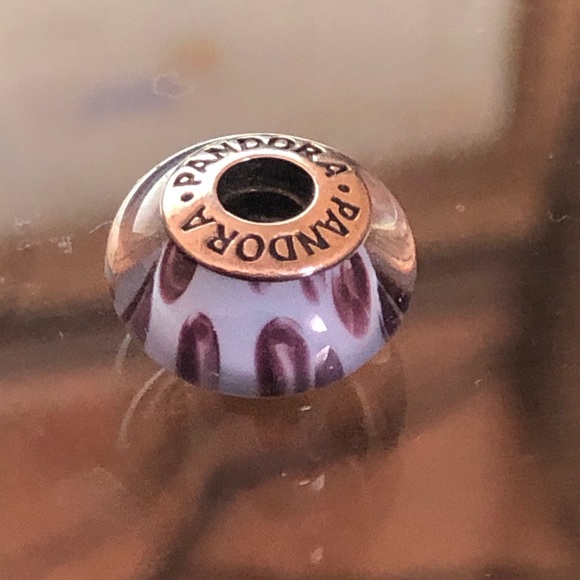 Authentic Pandora blue python murano charm - Picture 4 of 6